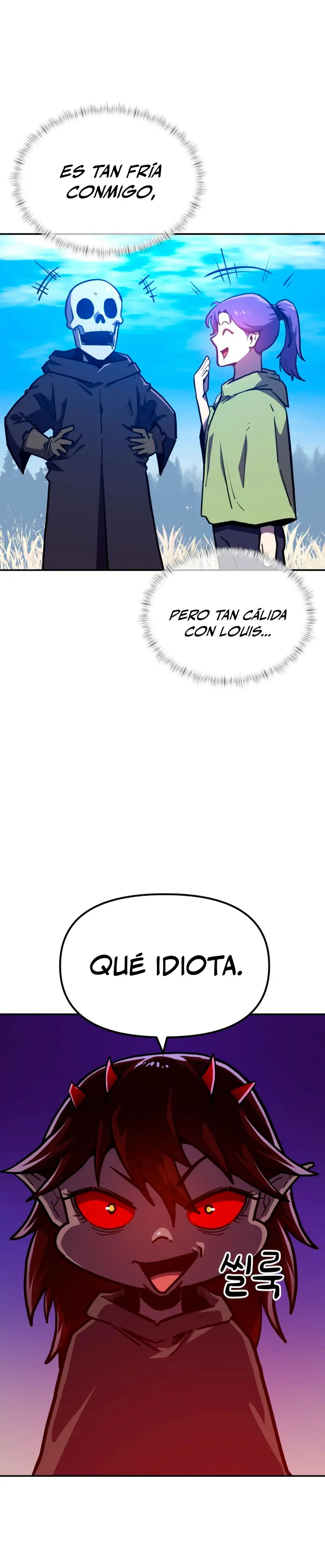 El hombre más guapo se convirtió en esqueleto Capitulo 7 página 34