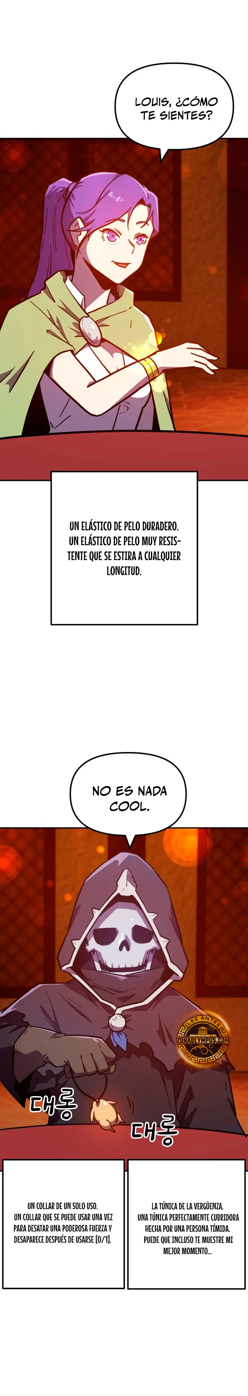 El hombre más guapo se convirtió en esqueleto Capitulo 7 página 37