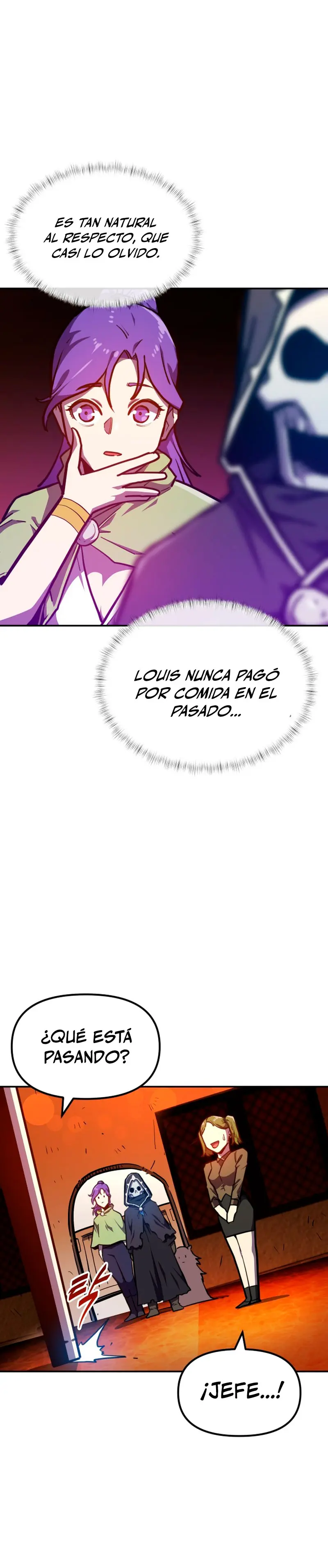 El hombre más guapo se convirtió en esqueleto Capitulo 7 página 47