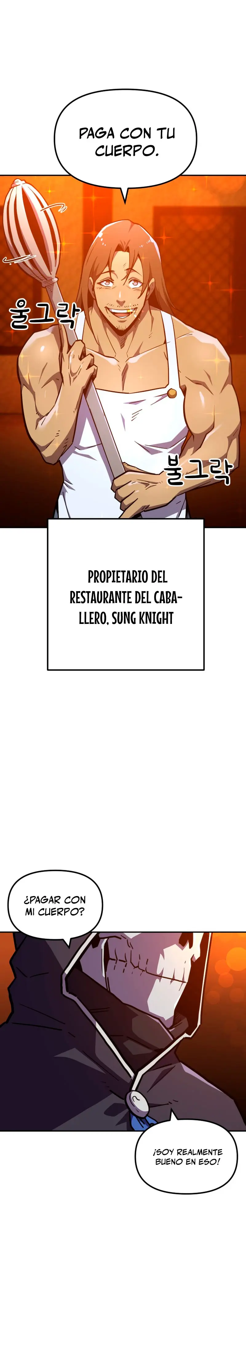 El hombre más guapo se convirtió en esqueleto Capitulo 7 página 51