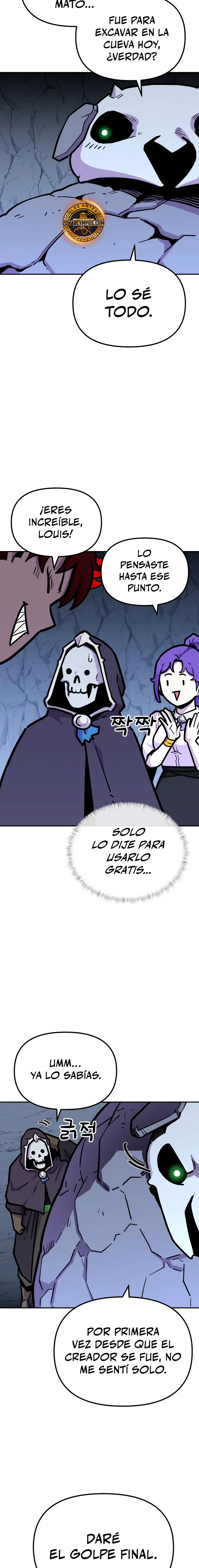 El hombre más guapo se convirtió en esqueleto Capitulo 73 página 10