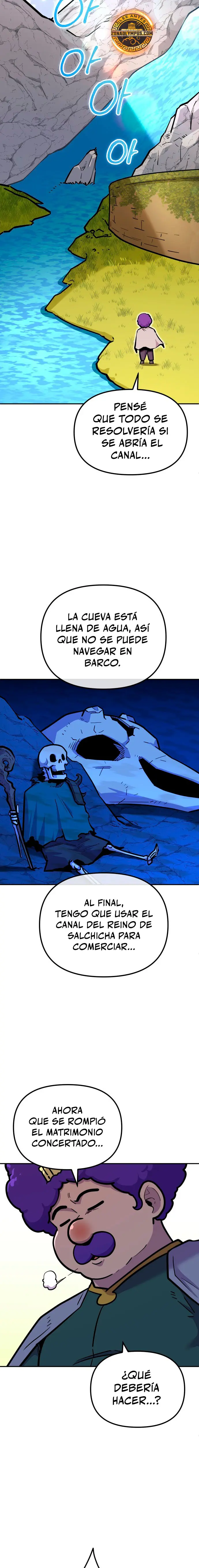 El hombre más guapo se convirtió en esqueleto Capitulo 74 página 9