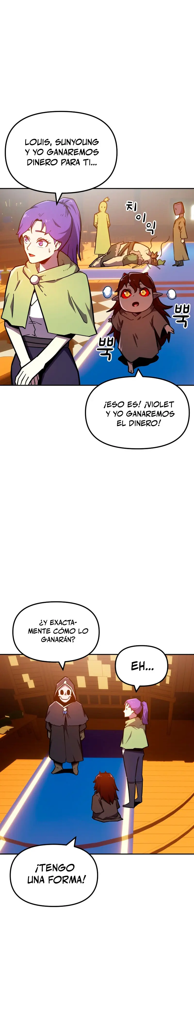 El hombre más guapo se convirtió en esqueleto Capitulo 8 página 34