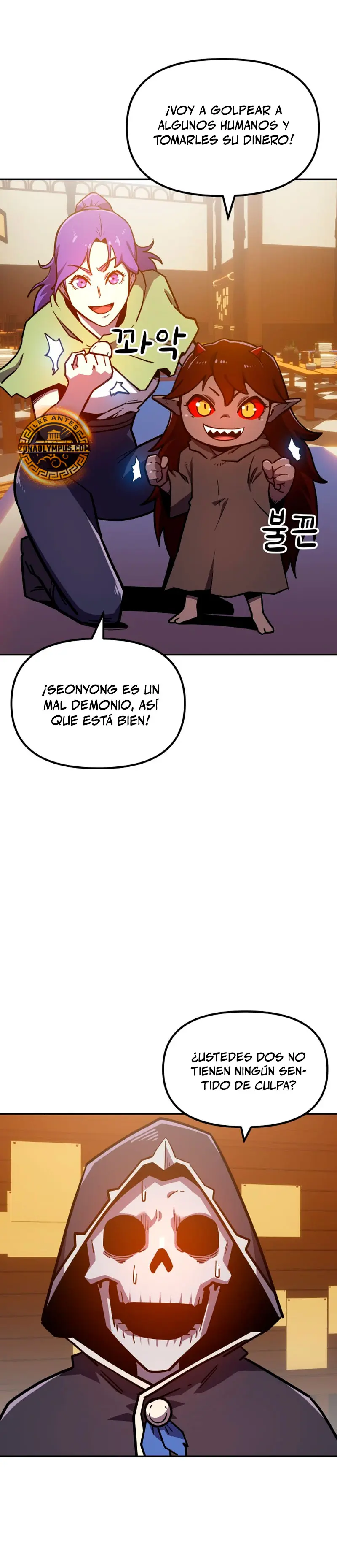 El hombre más guapo se convirtió en esqueleto Capitulo 8 página 35