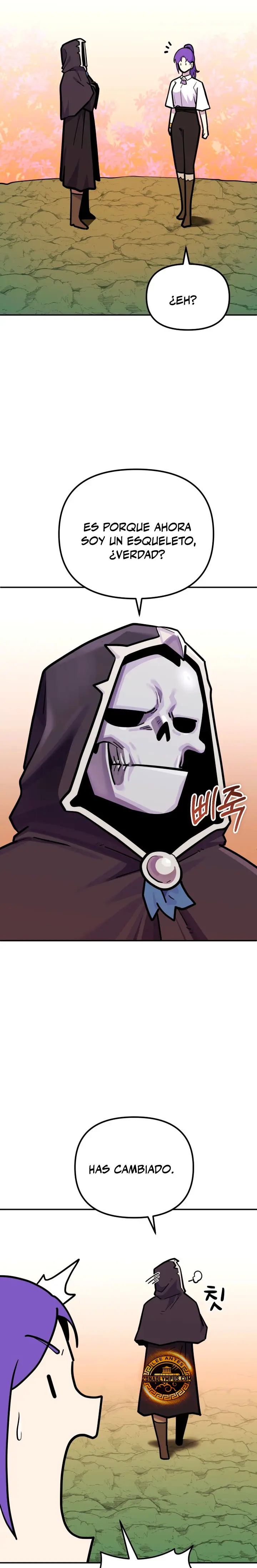 El hombre más guapo se convirtió en esqueleto Capitulo 82 página 14