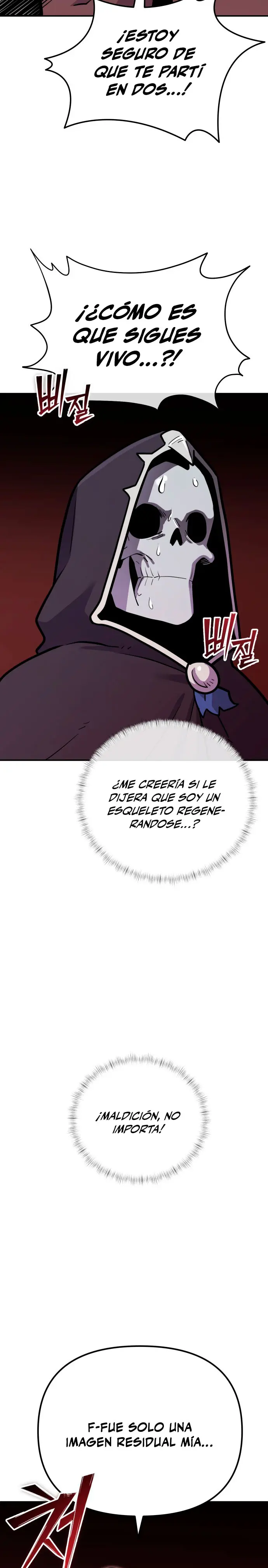 El hombre más guapo se convirtió en esqueleto Capitulo 84 página 36