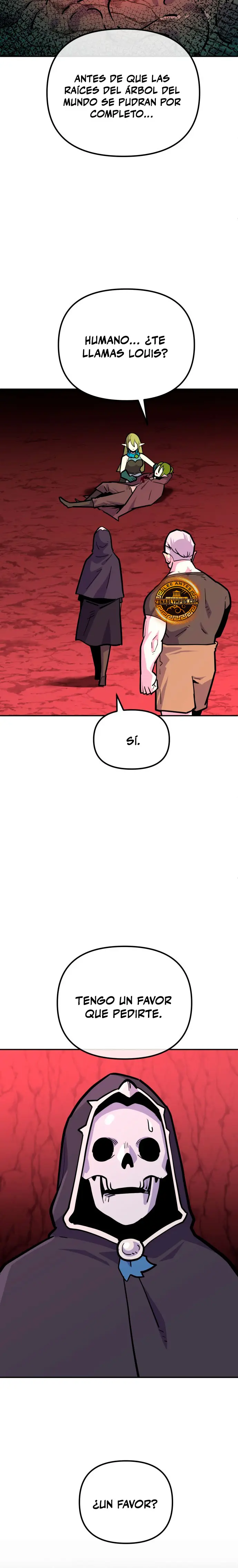 El hombre más guapo se convirtió en esqueleto Capitulo 85 página 22