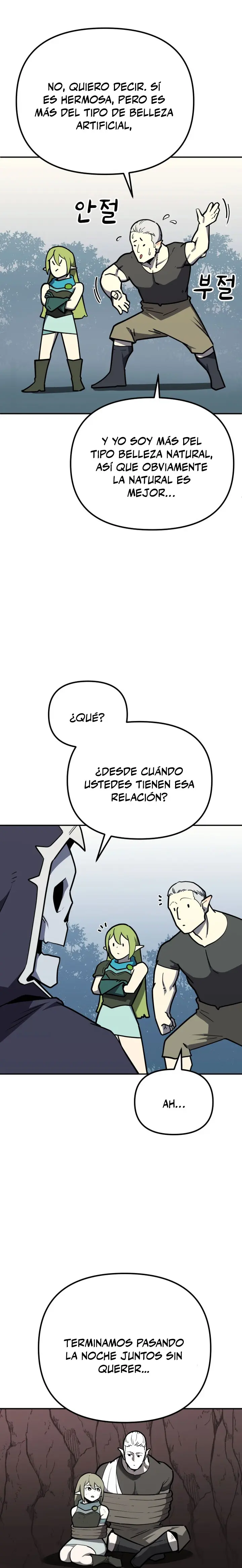 El hombre más guapo se convirtió en esqueleto Capitulo 90 página 11