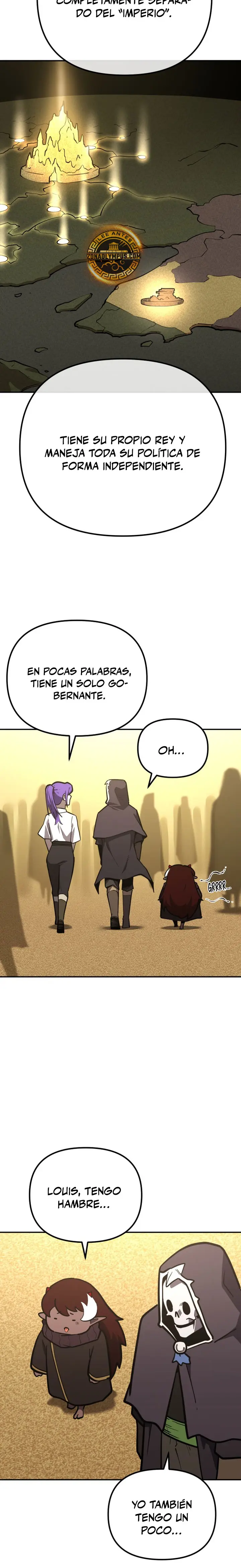 El hombre más guapo se convirtió en esqueleto Capitulo 90 página 22