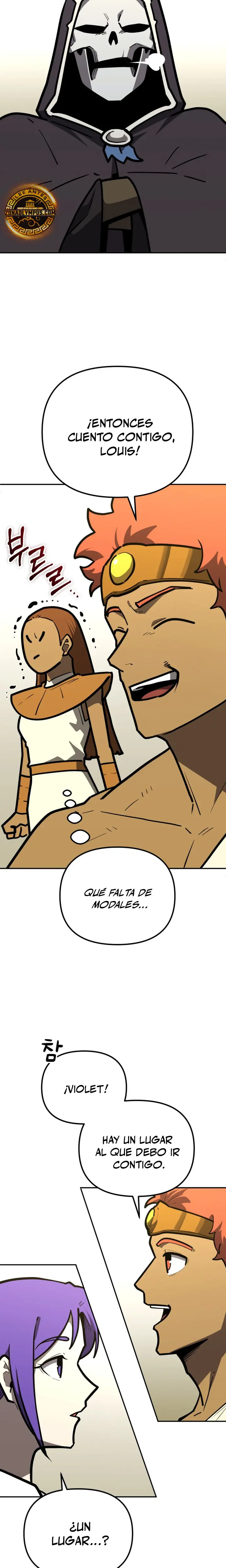 El hombre más guapo se convirtió en esqueleto Capitulo 93 página 14