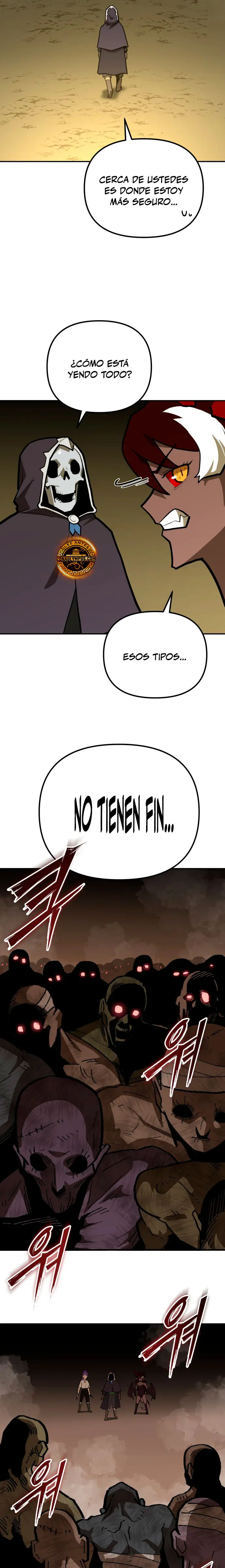 El hombre más guapo se convirtió en esqueleto Capitulo 96 página 9