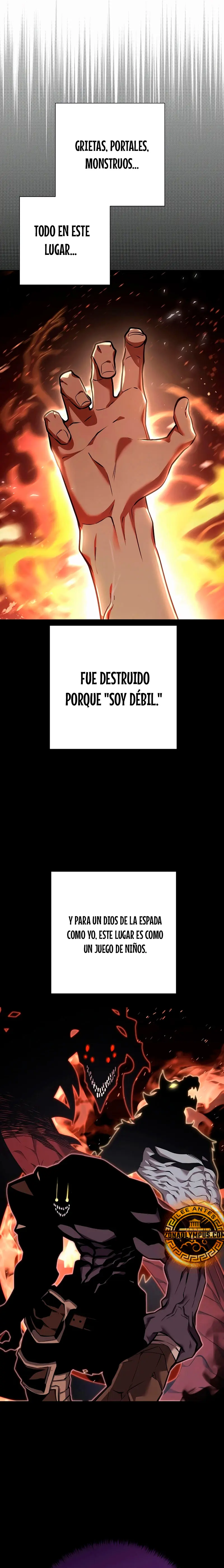 El Dios de la Espada de un Mundo Destruido Capitulo 4 página 13