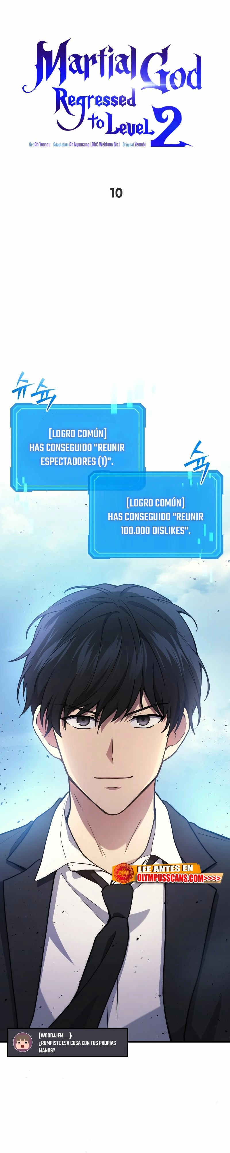 El Dios Marcial que Regresó al nivel 2 Capitulo 10 página 4