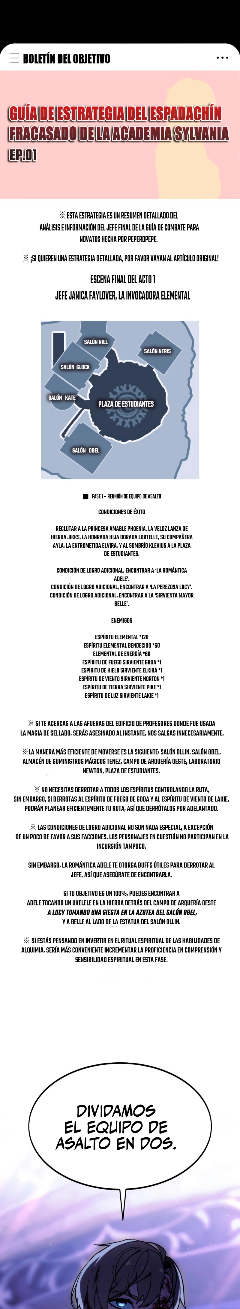 Guia de supervivencia del extra de la academia Capitulo 10 página 2
