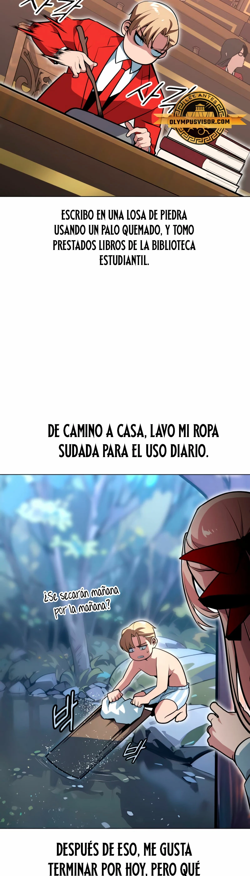 Guia de supervivencia del extra de la academia Capitulo 3 página 38