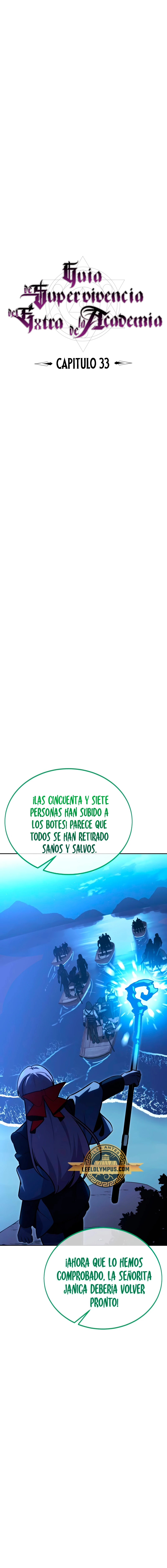 Guia de supervivencia del extra de la academia Capitulo 33 página 34