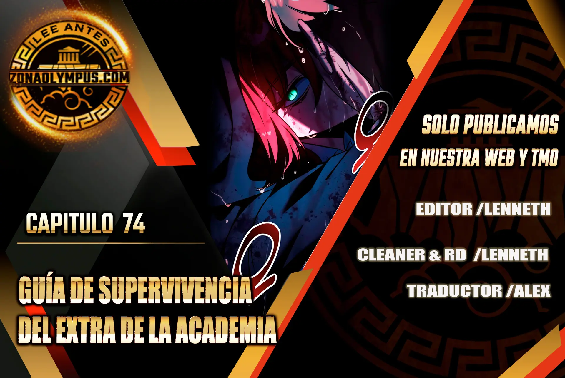 Guia de supervivencia del extra de la academia Capitulo 74 página 2