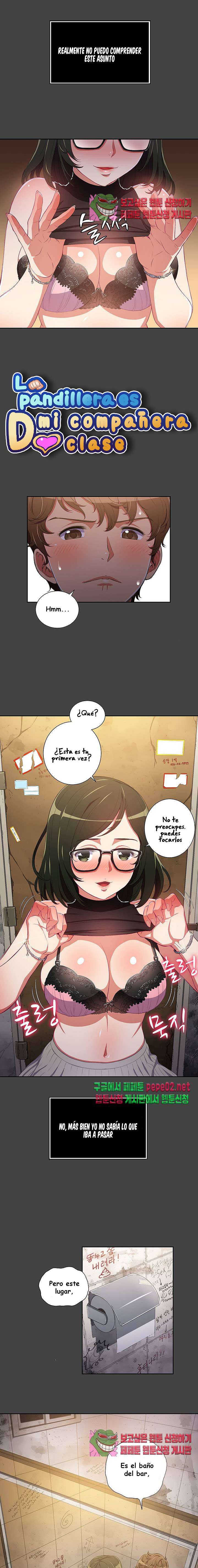 LA PANDILLERA ES MI COMPAÑERA DE CLASE Capitulo 1 página 2