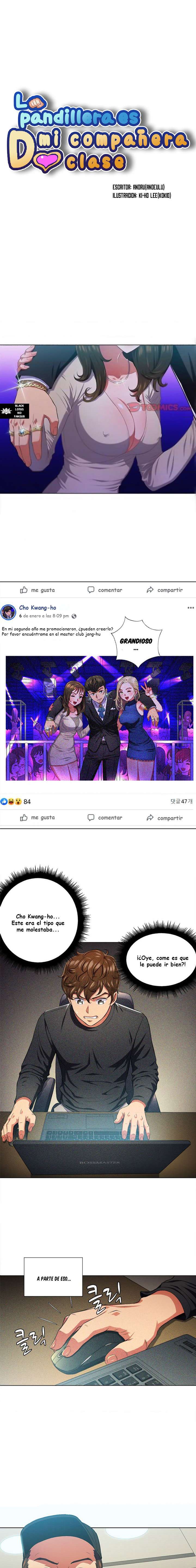 LA PANDILLERA ES MI COMPAÑERA DE CLASE Capitulo 12 página 2