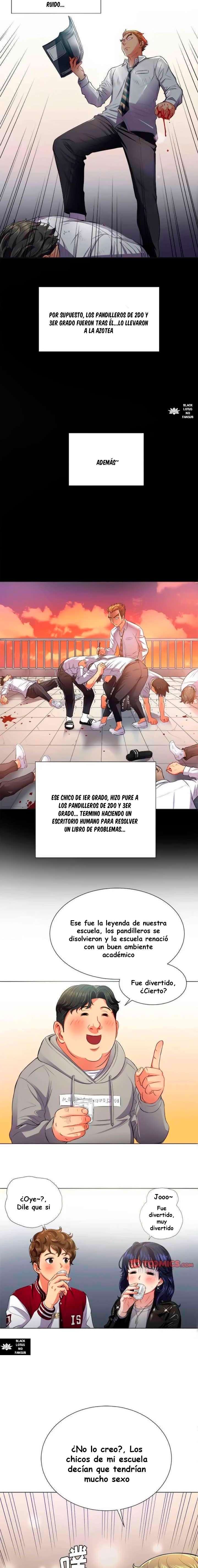 LA PANDILLERA ES MI COMPAÑERA DE CLASE Capitulo 15 página 4