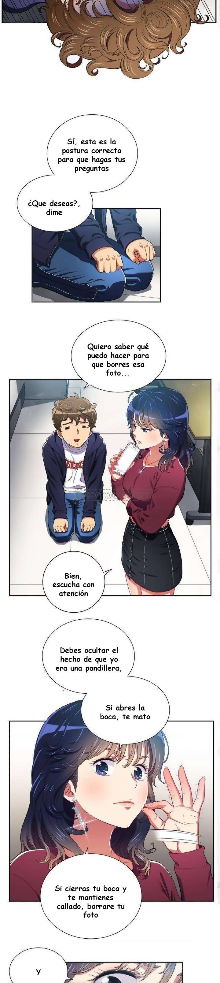 LA PANDILLERA ES MI COMPAÑERA DE CLASE Capitulo 6 página 16