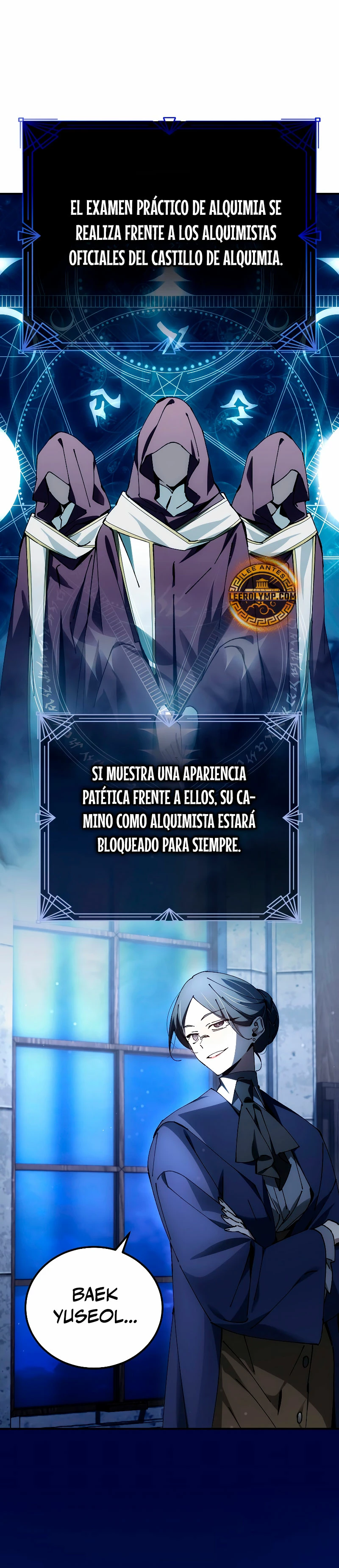 El Blinker genio de la academia mágica Capitulo 30 página 32