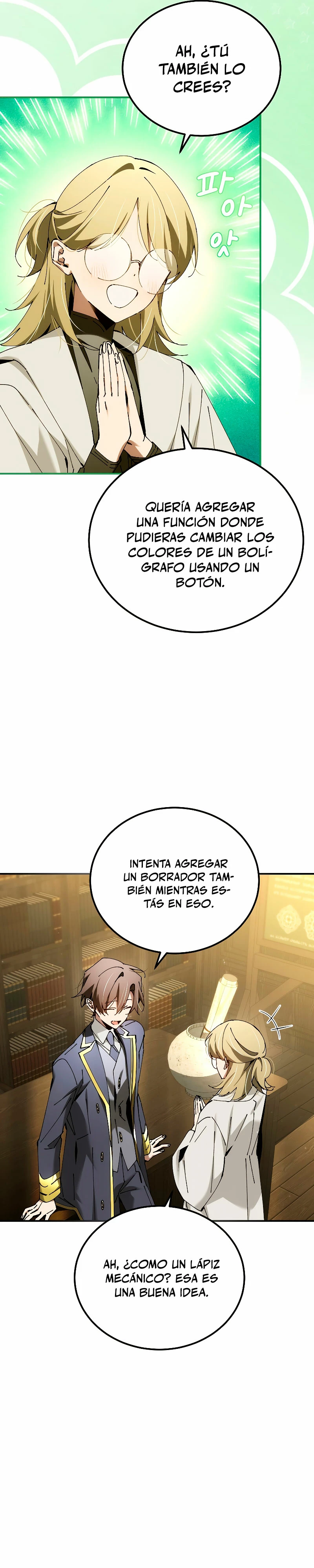 El Blinker genio de la academia mágica Capitulo 35 página 10