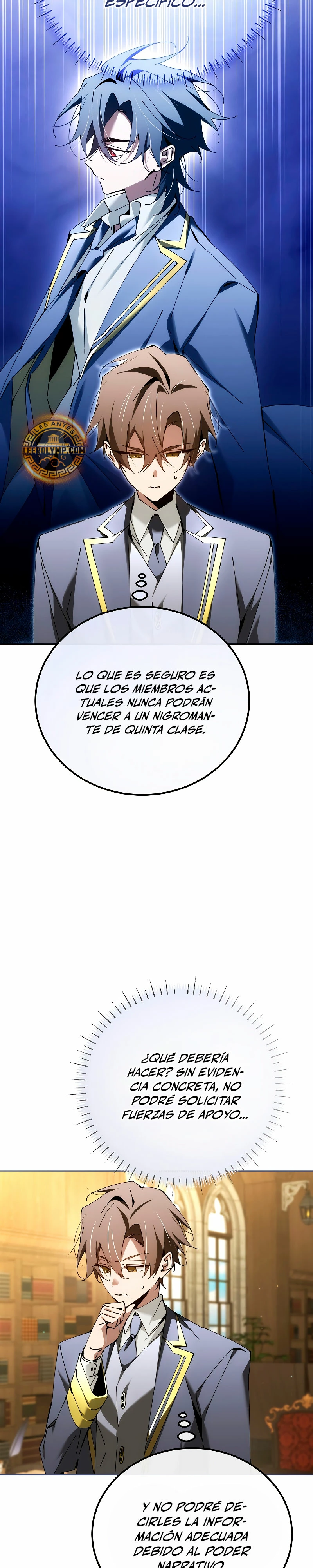 El Blinker genio de la academia mágica Capitulo 35 página 24