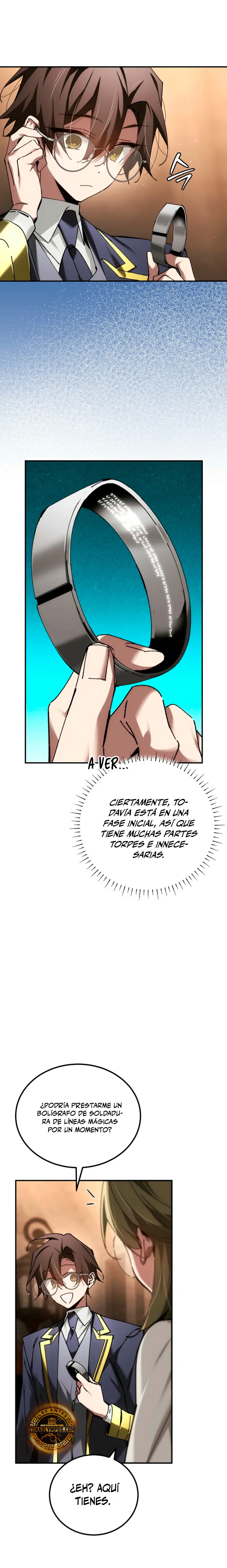 El Blinker genio de la academia mágica Capitulo 66 página 13
