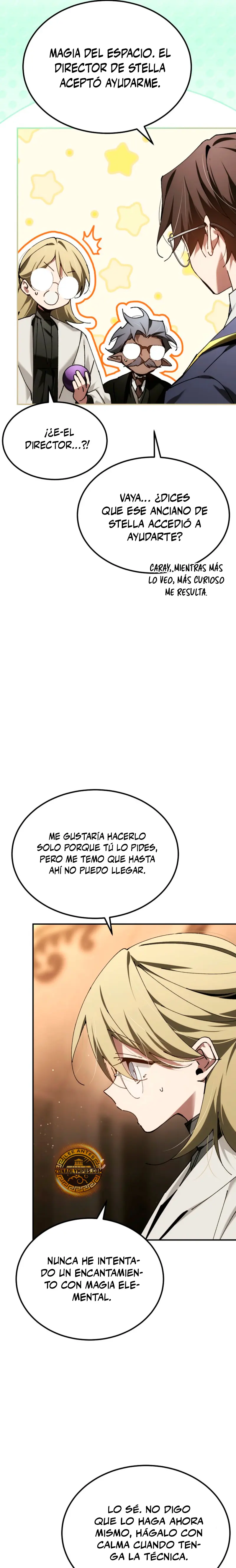 El Blinker genio de la academia mágica Capitulo 66 página 18