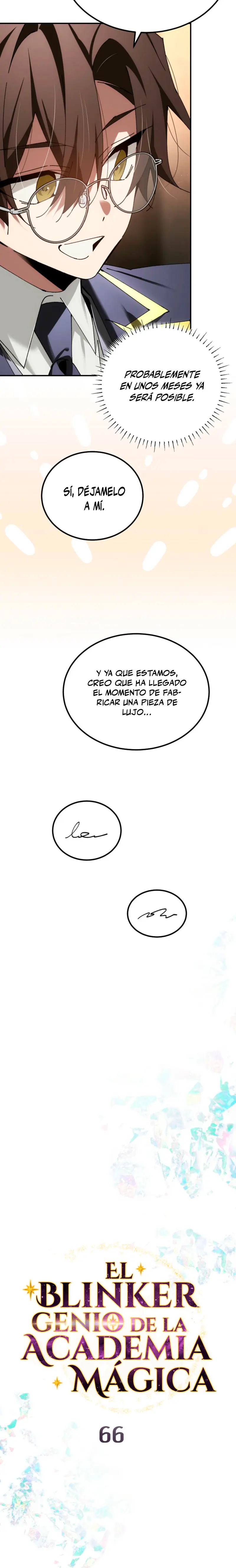 El Blinker genio de la academia mágica Capitulo 66 página 19