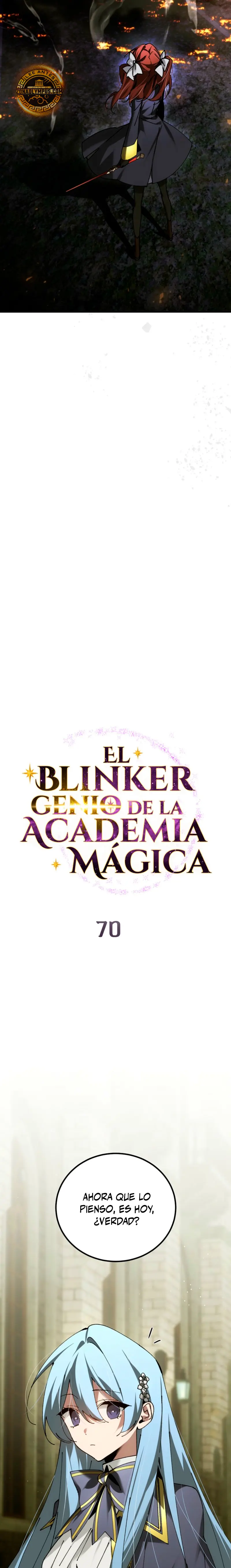 El Blinker genio de la academia mágica Capitulo 70 página 3