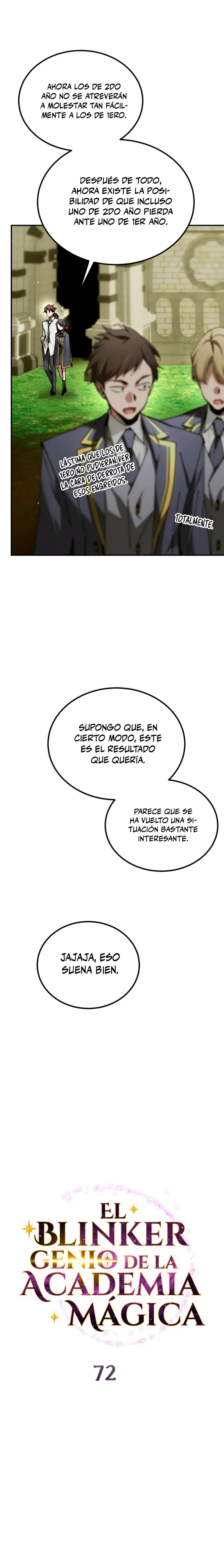 El Blinker genio de la academia mágica Capitulo 72 página 6