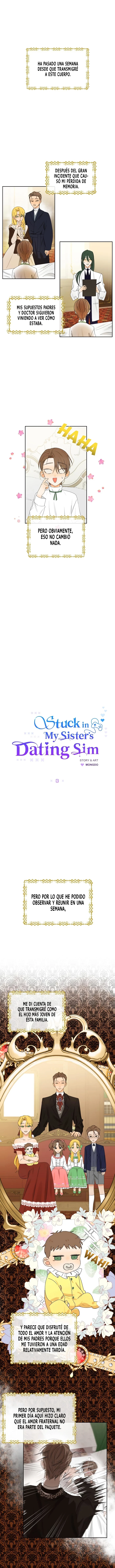 Atrapado en el Simulador de Citas de mi Hermana Capitulo 3 página 3