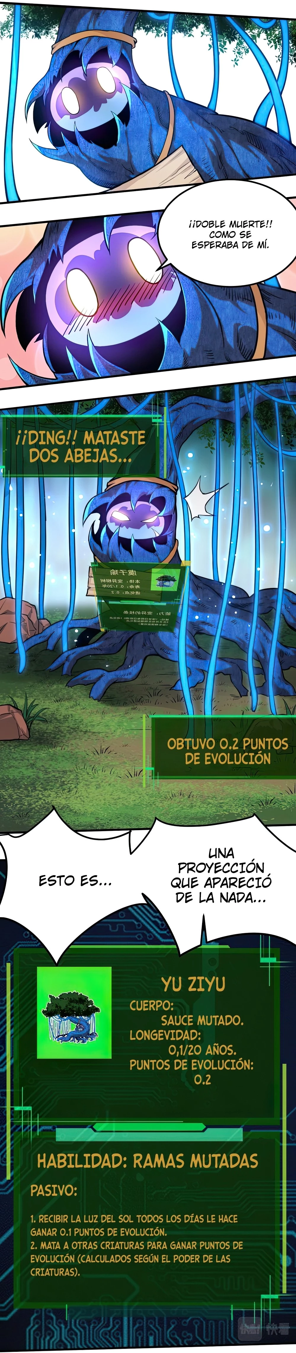 Mi Evolución a Partir de un Árbol Gigante Capitulo 1 página 19