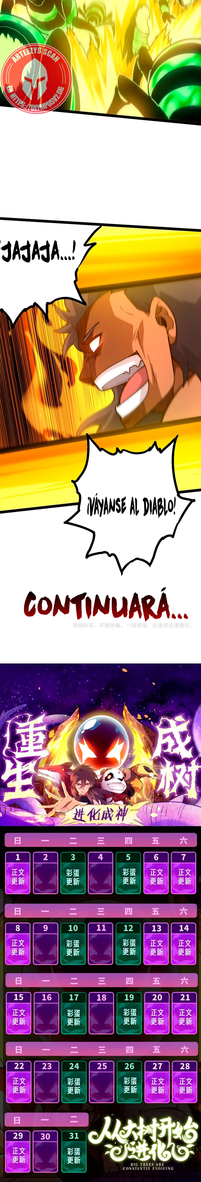 Mi Evolución a Partir de un Árbol Gigante Capitulo 128 página 21