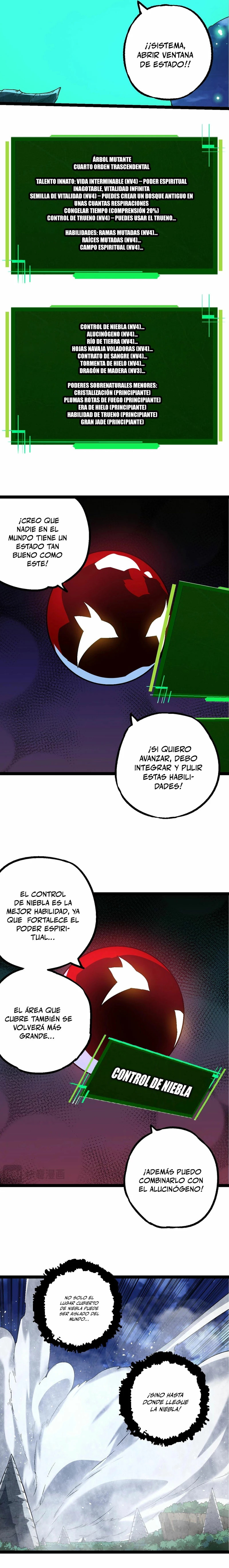 Mi Evolución a Partir de un Árbol Gigante Capitulo 166 página 7