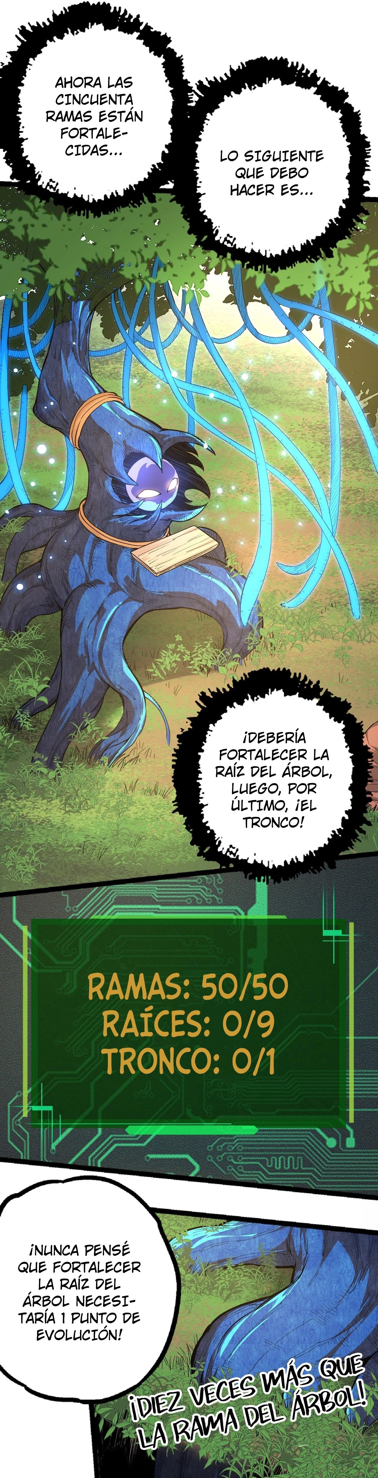 Mi Evolución a Partir de un Árbol Gigante Capitulo 2 página 24