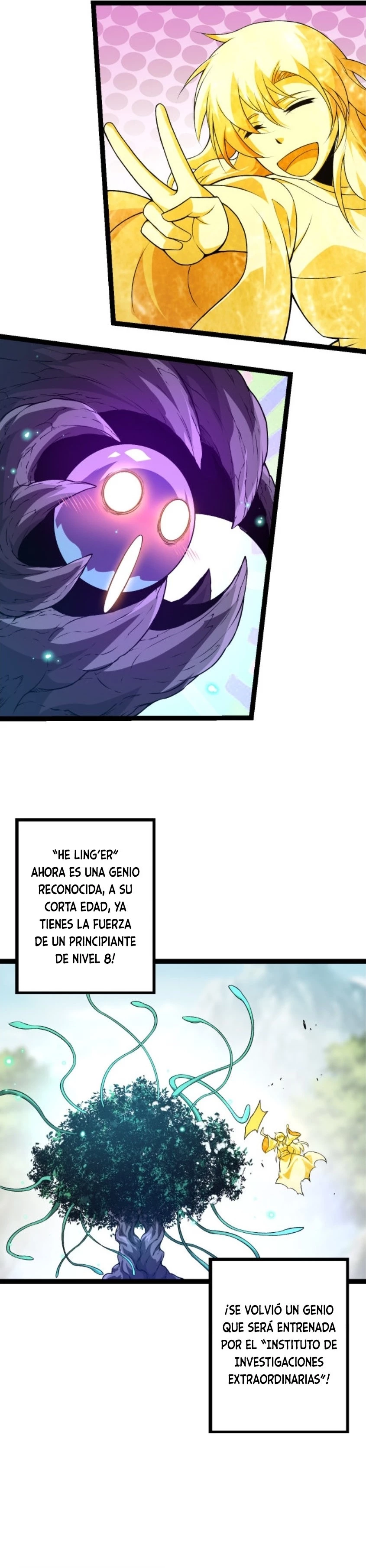 Mi Evolución a Partir de un Árbol Gigante Capitulo 22 página 28