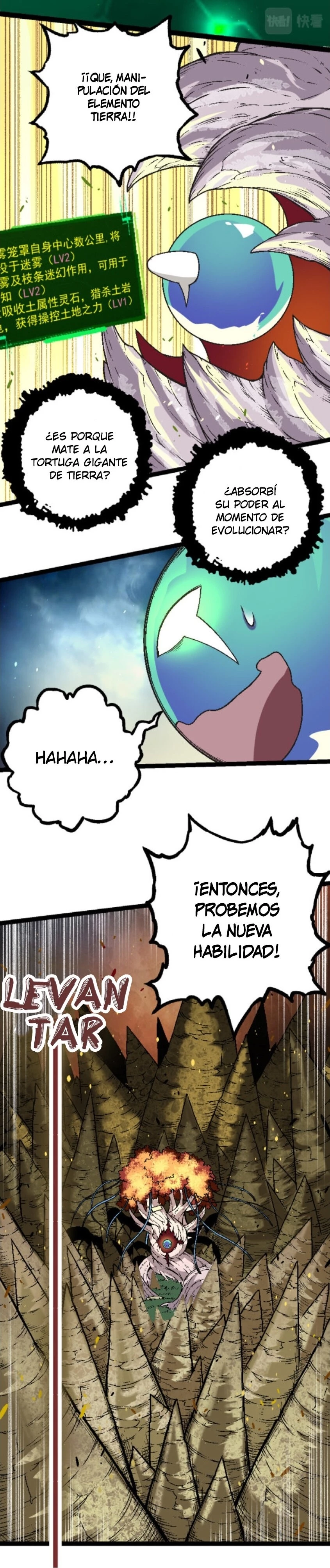 Mi Evolución a Partir de un Árbol Gigante Capitulo 28 página 9