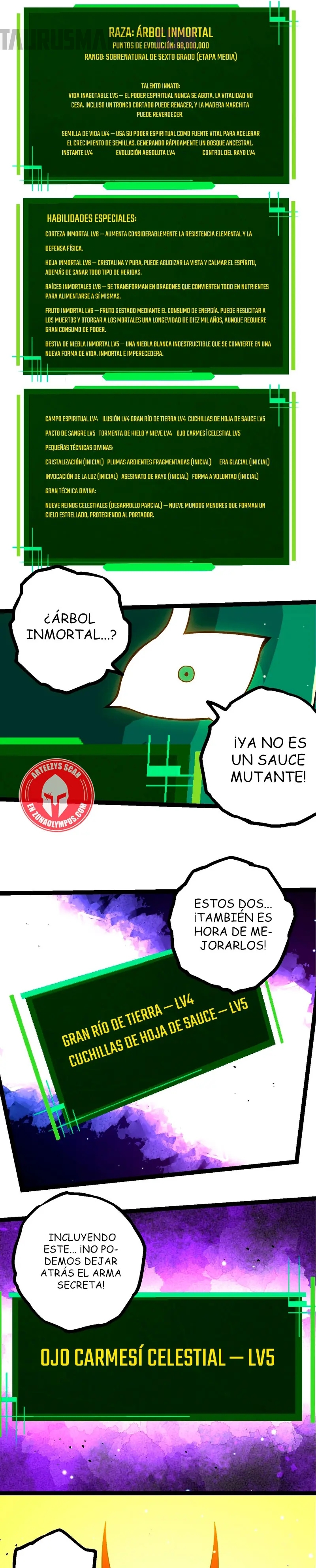 Mi Evolución a Partir de un Árbol Gigante Capitulo 375 página 9