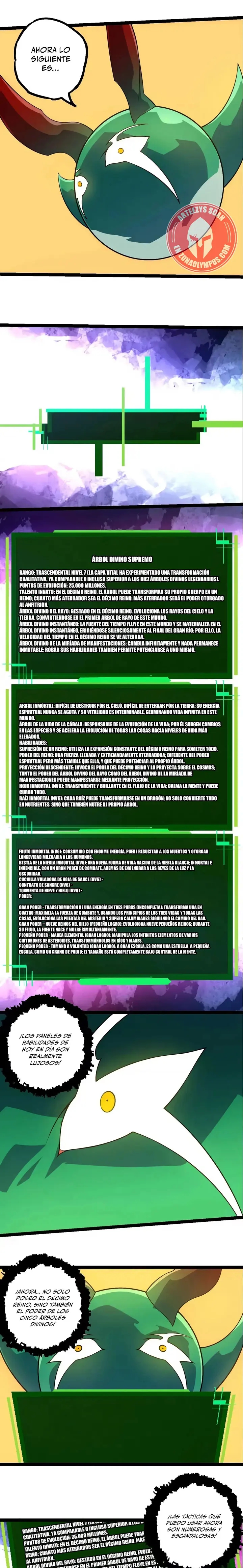 Mi Evolución a Partir de un Árbol Gigante Capitulo 490 página 8