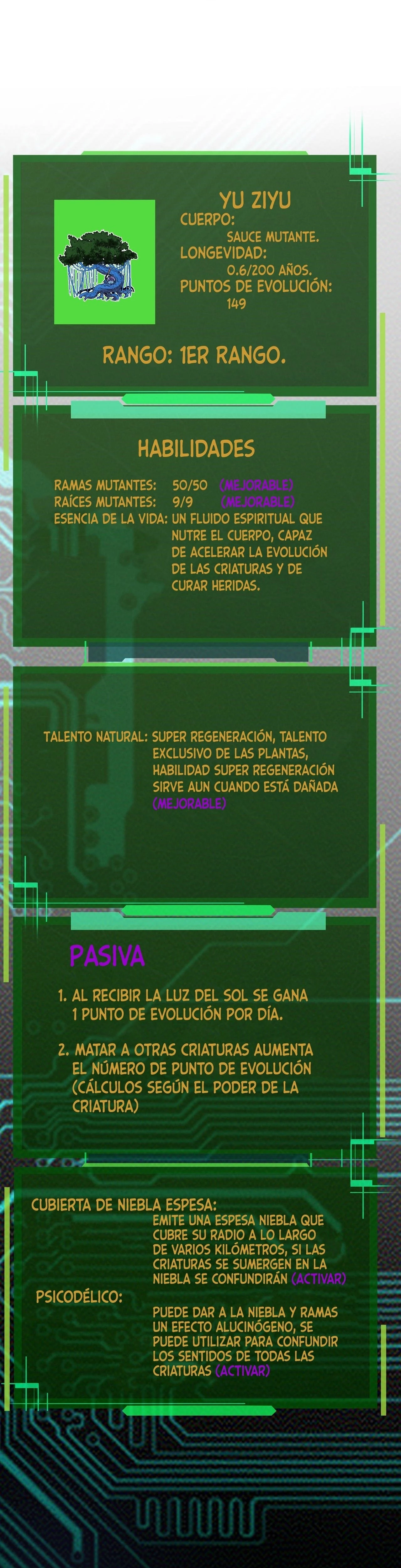 Mi Evolución a Partir de un Árbol Gigante Capitulo 7 página 61