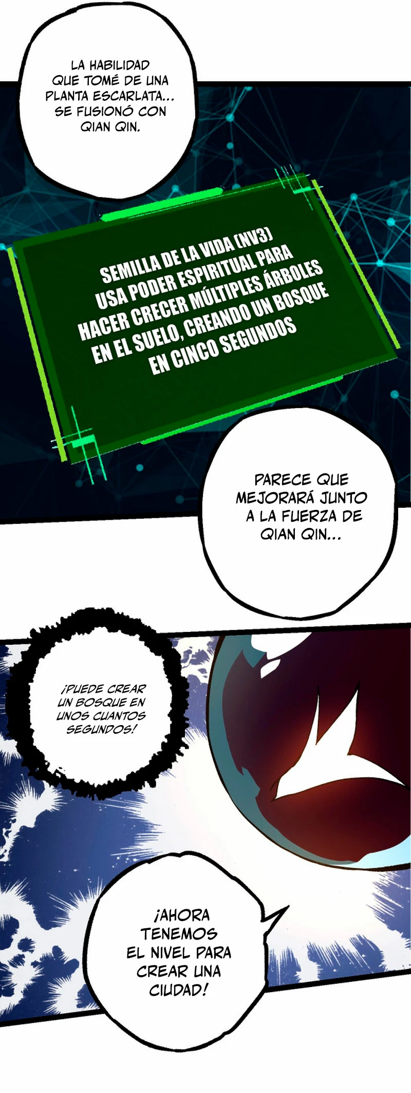 Mi Evolución a Partir de un Árbol Gigante Capitulo 72 página 7