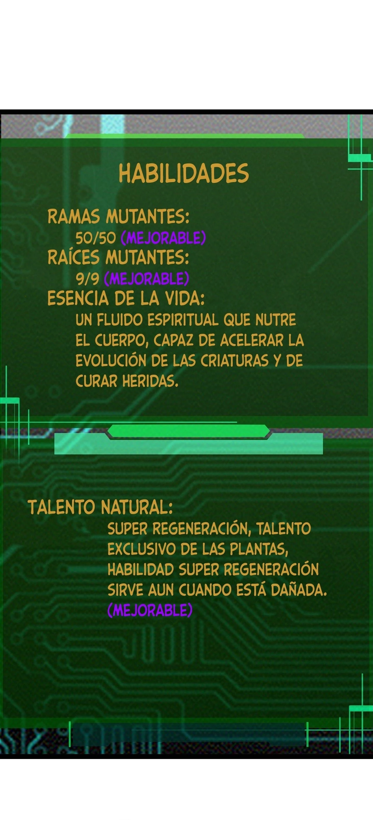 Mi Evolución a Partir de un Árbol Gigante Capitulo 8 página 3