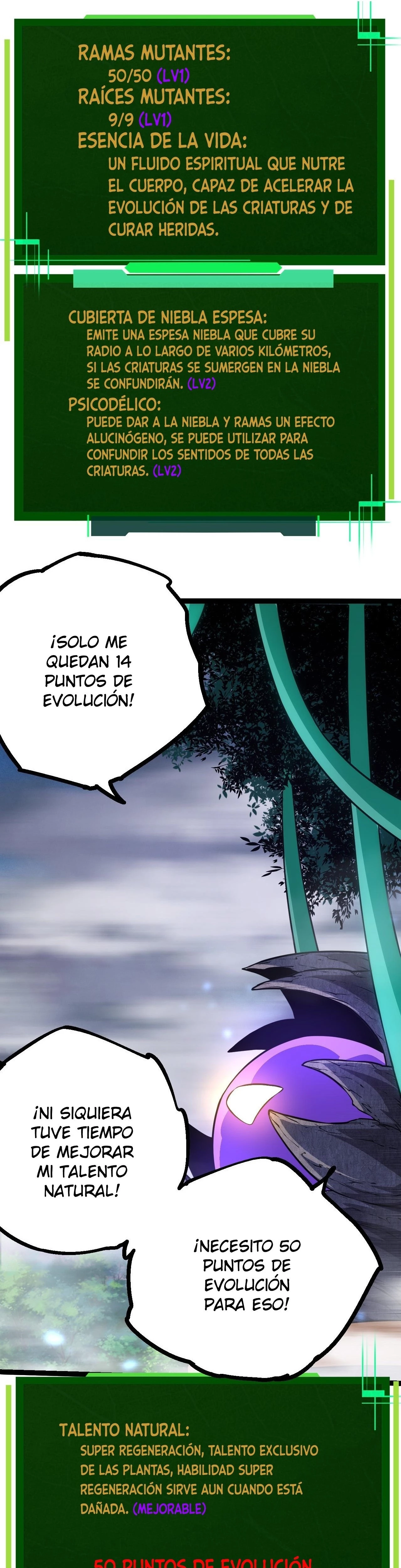 Mi Evolución a Partir de un Árbol Gigante Capitulo 8 página 38