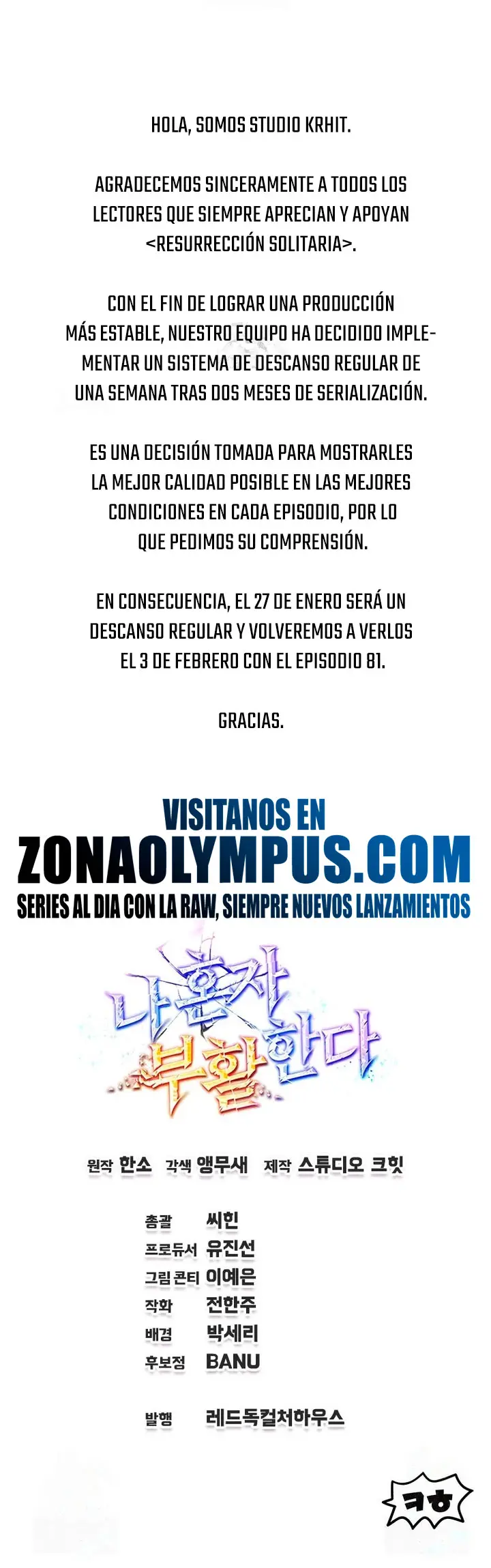 Resurrección solitaria Capitulo 80 página 45
