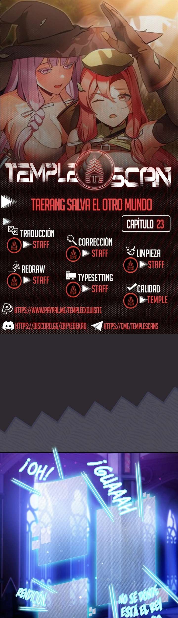 Taerang Salva El Otro Mundo Capitulo 23 página 1