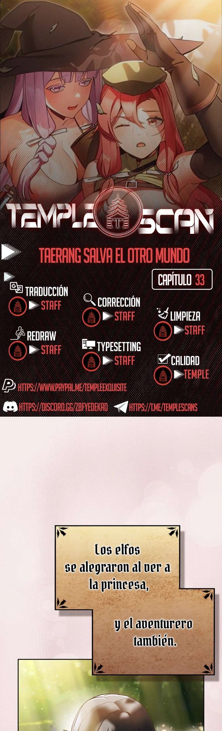 Taerang Salva El Otro Mundo Capitulo 33 página 1