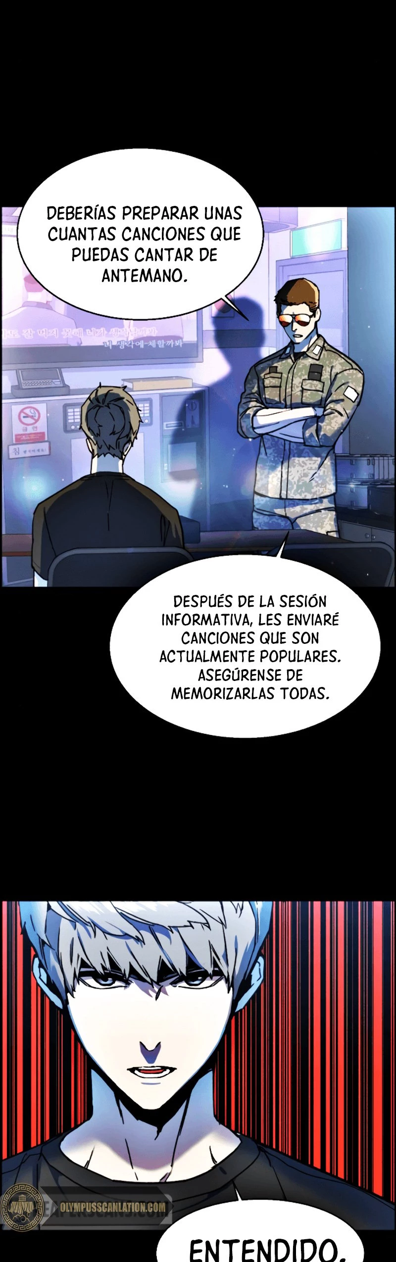 Inscripcion de mercenarios Capitulo 11 página 50